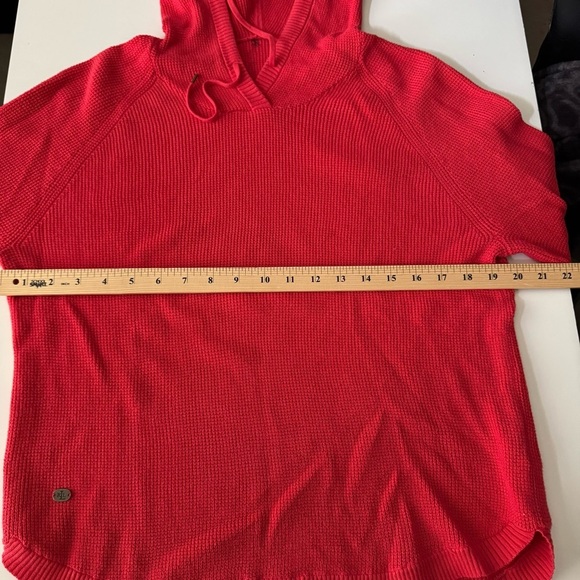 Lauren Ralph Lauren Black Label Hooded Waffle Knit Sweater - Picture 12 of 13